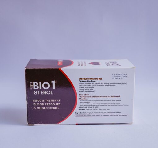 Bio1 Sterol (Support for High Blood Pressure) 40 sachets - Image 3
